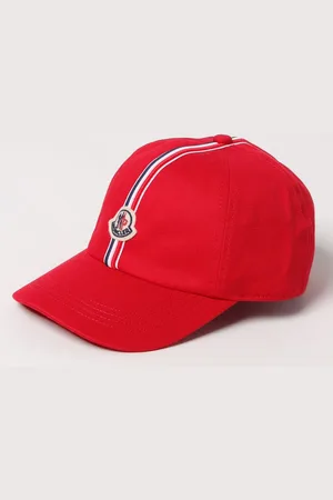 Moncler Cappello in cotone con logo