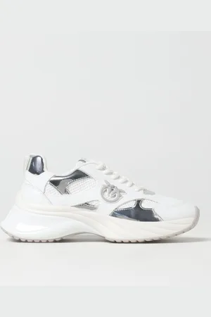 Pinko Sneakers Ariel in pelle e mesh