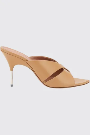 Amina Muaddi Mules Samantha in pelle