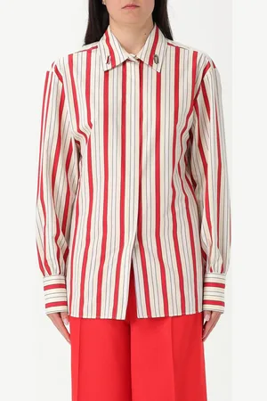 Msgm Camicia in misto cotone a righe