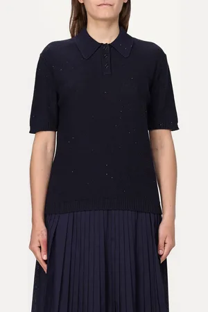 Fabiana Filippi Polo in maglia di misto cotone
