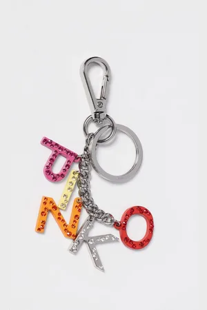 Pinko Portachiavi in metallo con strass incastonati