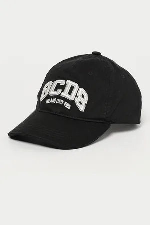 GCDS Cappello in cotone con logo ricamato