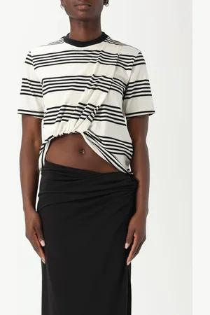 Msgm T-shirt in cotone a righe