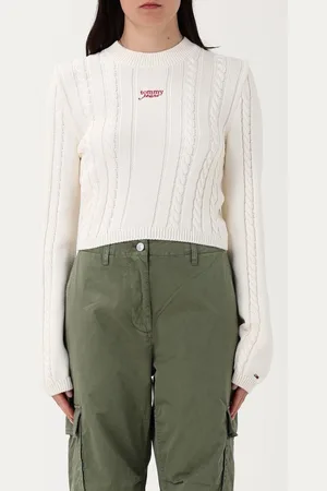Tommy Hilfiger Maglia a girocollo con logo ricamato