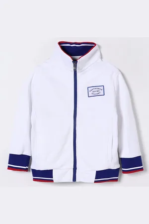 North Sails Felpa con zip in cotone con logo