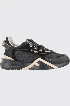 Fendi Sneakers Flow in camoscio e mesh