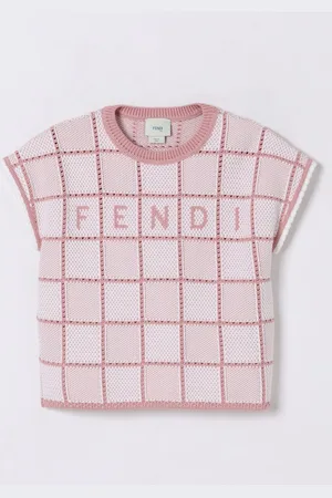 Fendi Maglia in misto cotone con logo