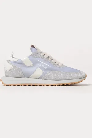 Ghoud Sneakers Rush in pelle e nylon con glitter