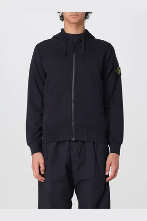 Stone Island Felpa in cotone con logo