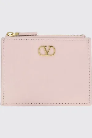 VALENTINO GARAVANI Portacarte di credito VLogo Signature in pelle a grana