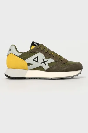 sun68 Sneakers in camoscio e mesh