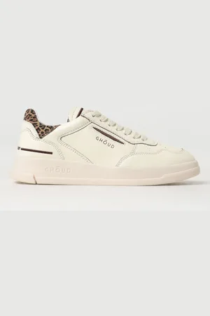Ghoud Sneakers Tweener in pelle e camoscio animalier