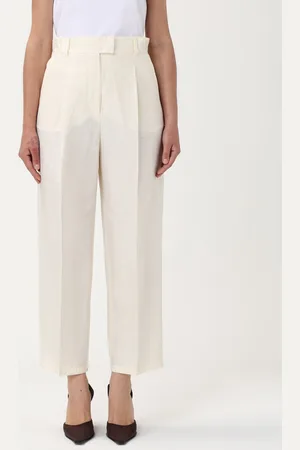 Max Mara Pantalone in misto seta