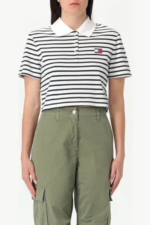 Tommy Hilfiger Polo a righe crop