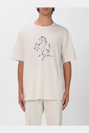 FERRARI T-shirt con stampa grafica