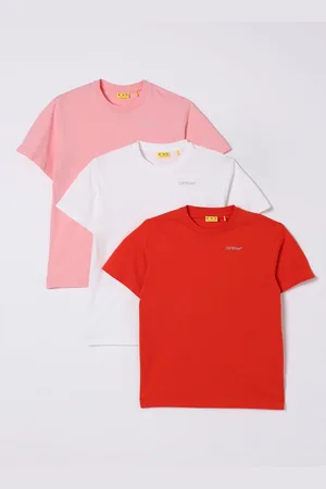 OFF-WHITE Set 3 T-shirt in cotone