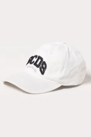 GCDS Cappello in cotone con logo ricamato