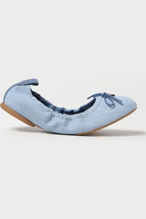 Hogan Ballerina in denim di cotone