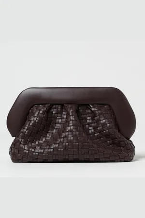 THEMOIRÈ Clutch Bios in pelle vegana intrecciata