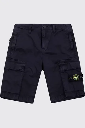 Stone Island Pantaloncino cargo in cotone stretch