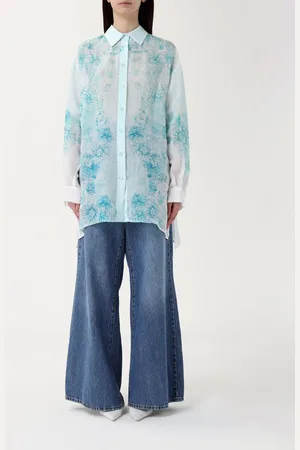 Twin-Set Camicia in seta con stampa floreale