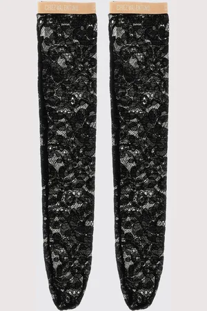 VALENTINO Calze Chez in pizzo stretch