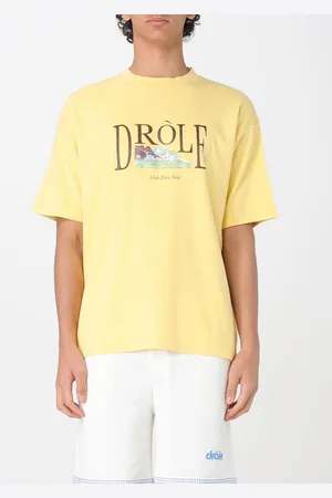 Drôle de Monsieur T-shirt in cotone con logo