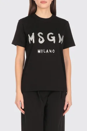 Msgm T-shirt in cotone con logo