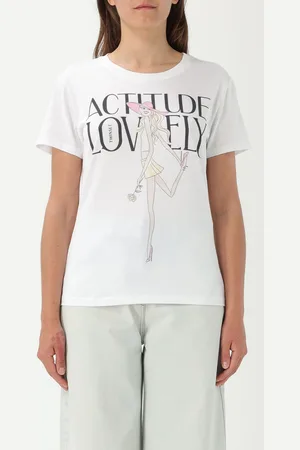 Twin-Set T-shirt Twinset- Actitude in cotone con logo