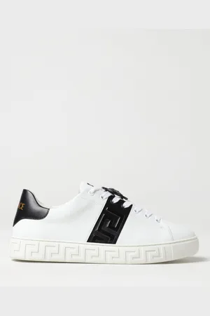 VERSACE Sneakers Greca in pelle
