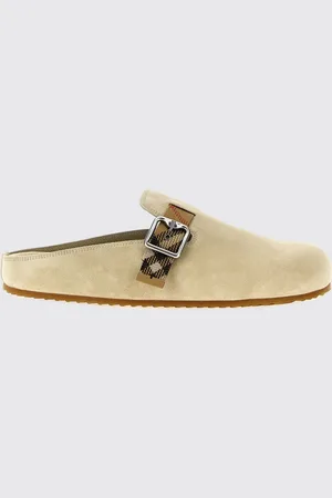 Burberry Sabot Urchin in camoscio