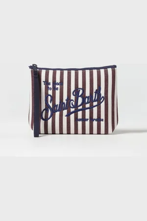 MC2 SAINT BARTH Pochette in denim a righe