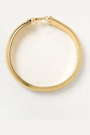 FEDERICA TOSI Bracciale Cleo in bronzo placcato 18k