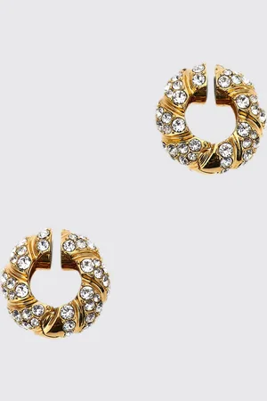 VALENTINO GARAVANI Orecchini Pas Plus in ottone con Swarovski incastonati