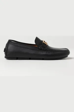 VERSACE Mocassino Greca in pelle