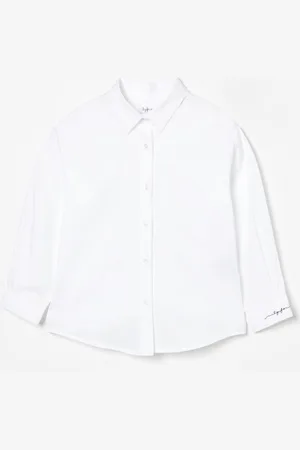 Il gufo Camicia classica in cotone stretch