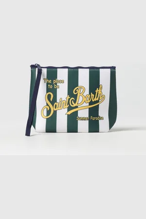 MC2 SAINT BARTH Pochette in neoprene con stampa a righe