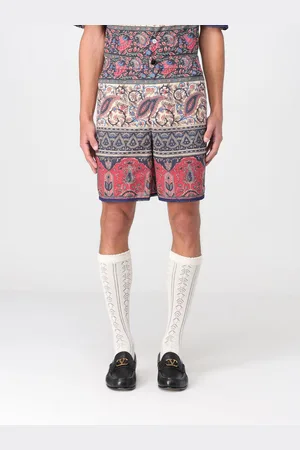 VALENTINO Pantaloncino in cotone con stampa etnica