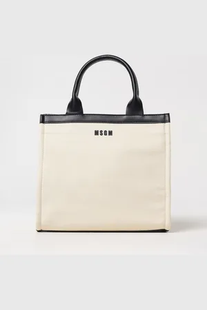 Msgm Borsa tote a mano con logo