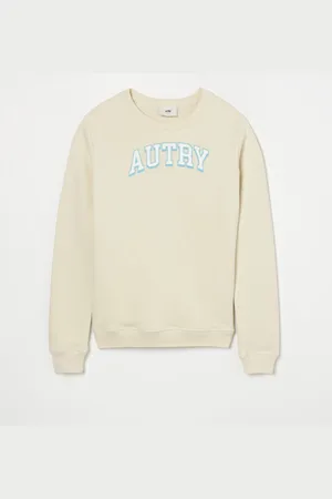 Autry Felpa a girocollo con logo in cotone