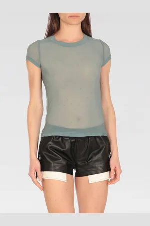 Rick Owens T-shirt in tessuto tecnico stretch
