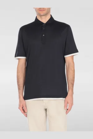 Brunello Cucinelli Polo in misto seta
