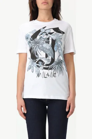 Roberto Cavalli T-shirt in cotone con stampa