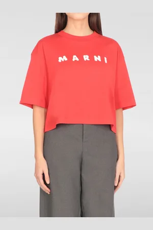 Marni T-shirt in cotone con logo