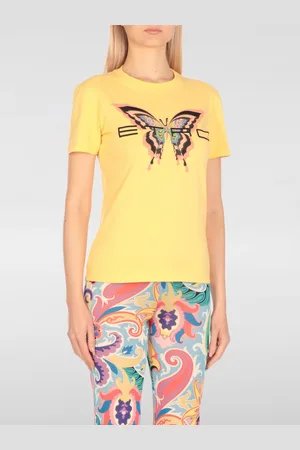Etro T-shirt in cotone con logo