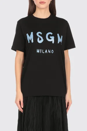 Msgm T-shirt in cotone con logo