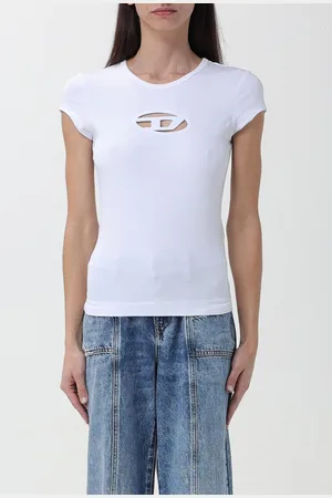 Diesel T-shirt Oval D in cotone stretch