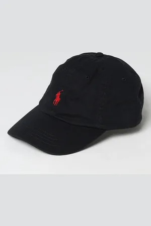 Ralph Lauren Cappello in cotone con logo ricamato
