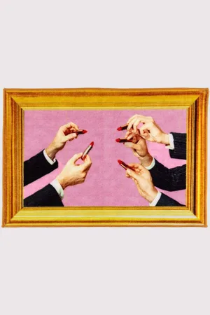 SELETTI Tappeto Rossetto Mat Rosa